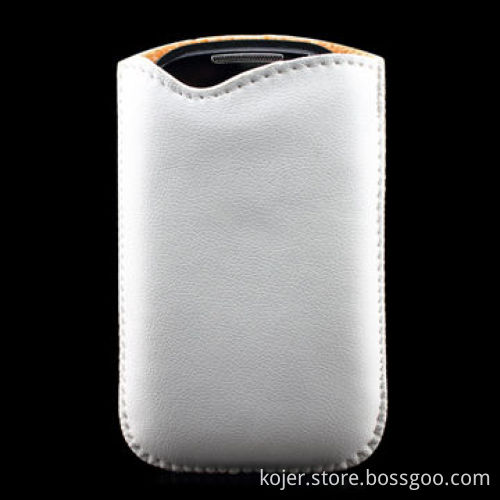 Leather Case for Nokia with Retractable Pull-tab on Back, Fine Workmanship in Sewing
